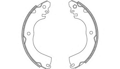 OPEN PARTS bsa223800 -  Комплект тормозных колодок